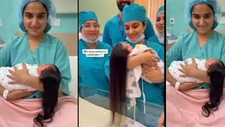 Newborn Baby with Long Hair | New Born Baby with Long Hair Viral Video