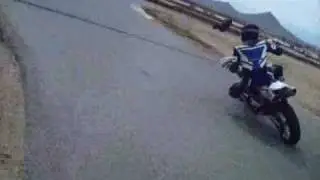 Supermoto Helmet cam Grange race track