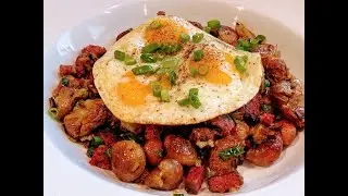 Breakfast Extravaganza (How to Cure and make Corned Beef Hash)