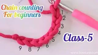 How to Count Crochet Chain Easily | Chain.Chain Counting for Beginners