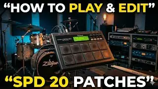 How to play & edit | Roland SPD 20 pad patches | by Paul pads 