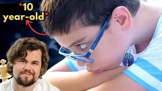 10-year-old Messi of chess Faustino Oro from Argentina beats Magnus Carlsen in bullet