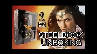 WONDER WOMAN ★ STEELBOOK TITANS OF CULT UNBOXING EXCLU 4K UHD / BLU-RAY + GOODIES - COLLECTION DC