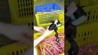 Do you know how's the bundles made ? Walk in the hair factory