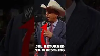 When JBL returned to wrestling #wwe #wrestling #shorts