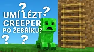 UM&Iacute; L&Eacute;ZT CREEPER PO ŽEBŘ&Iacute;KU? ZN&Aacute;ME ODPOVĚĎ :-D - Golemos hraje HC Minecraft! (5)