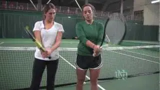 How to Play Tennis - The Backhand | UND Sports TV