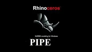 how to use PIPE tool in rhino