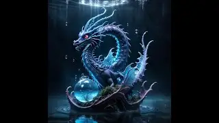 Sleepy water dragon
