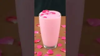 Summer🌞 Rose🌸🌷Lassi | Indian ASMR Cooking #shorts