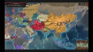 EU4 Jianzhou-Manchu-Qing world conquest timeline (patch 1.29)