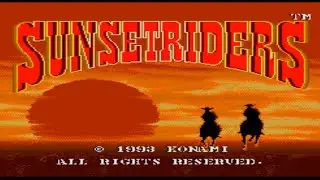 One Hour Of - Sunset Riders (Mega / Drive Genesis) - Wild West Month! 6 / 13