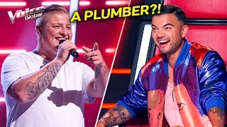 He's an 18-Year-Old Plumber... but Sings BETTER than Pros?!