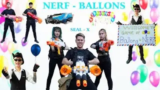 LTT Action : SEAL X Couple Use Nerf Guns to Take Down Criminals in Thrilling Battle!