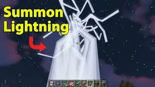 How To Summon Lightning with a Command Block in Minecraft
