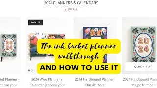 Ink Bucket Planner walkthrough and how to use it| Is it worth buying?? or not? you will know in this