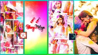Holi status video editing 2022 || in kinemaster | happy holi 2022 | Holi status video kaise banaye