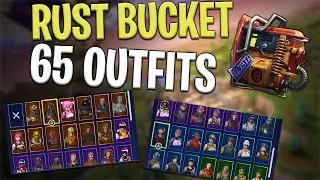 Free Rust Bucket Back Bling on 65 Outfits - Fortnite
