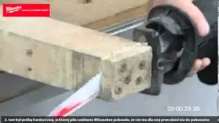 Test piły szablastej Milwaukee SSPE 1500 X