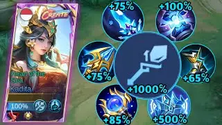 BUILD TERBARU KADITA BLUE BUILD‼️BUILD TERSAKIT KADITA MID LANE 2026 - MOBILE LEGENDS