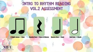 Vol. 2 | Levels 1&ndash;5 Rhythm Assessment | Eighth Notes, Quarter Notes, Half Notes & Quarter Rests