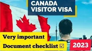 Document checklist for Canada Visitor Visa | Documents for visitor visa | Ed. Sacred International