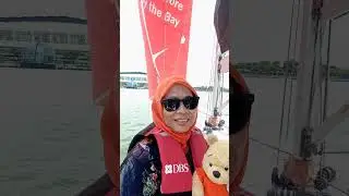 Do you know It is Free to Ride on DBS FREE SAIL BOAT at Marina Bay? #silverseacruises #oceanodyssey