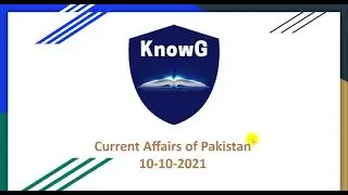 Pakistan current affairs 2021 || 10 October current affairs || current affairs 2021