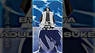 Sasuke vs Byakuya | #shorts #naruto #bleach #sasuke #byakuya