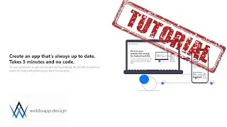 Turn a Website into an App with webtoapp.design