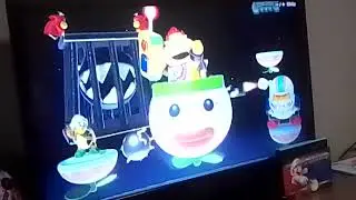 Birdo, Bowser, Mario, and Peach in Jr.'s Jauntlet for DLR's Birthday.