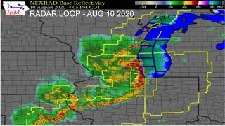Radar Loop - Derecho - AUG 10 2020
