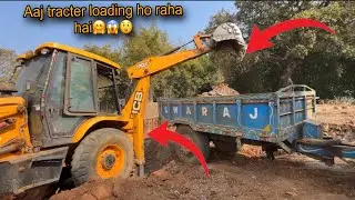 Jcb seAaj tracter loading ho raha hai 🤗❤️‍🩹😱#jcbvlogsvideo #tracter #farming 