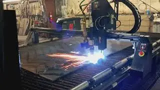Delta wings on the plasma table.