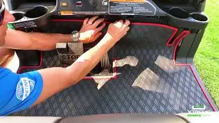 CLIPS NO LONGER REQUIRED FOR CLUB CAR PRECEDENT- Install Xtreme Mats Golf Cart Mat Factory Dash