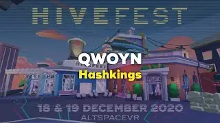 qwoyn presenting Hashkings at HiveFest 2020