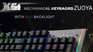Механическая клавиатура ZUOYA X-61 с RGB-подсветкой