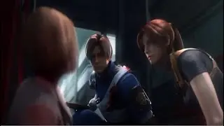 Resident Evil The Darkside Chronicles Movie Claire Leon and Ada Story Cutscenes