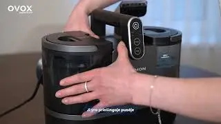 Kaip naudotis dėmių valymo siurbliu ,,OVOX Germon Pro-Clean