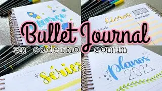 Como fazer um bullet journal com caderno comum.