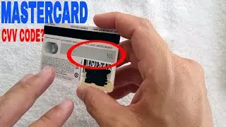 ✅  Where To Find Mastercard CVV Code? 🔴