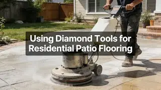 Using Diamond Tools for Residential Patio Flooring