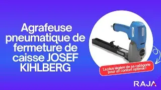 Agrafeuse pneumatique de fermeture de caisse Josef Kihlberg - Vid&eacute;o Raja