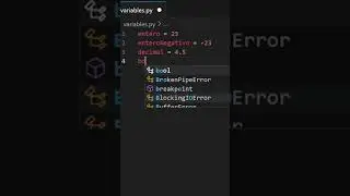 Tipos de variables en #python #tutorial #variables