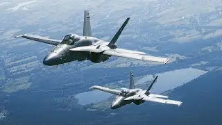 Aerial Adrenaline: 🇨🇭 Swiss F/A-18 Hornet Air-to-Air Encounter [4K]
