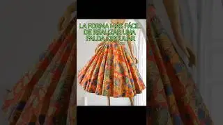 LA FORMA M&Aacute;S F&Aacute;CIL DE REALIZAR UNA FALDA CIRCULAR #dise&ntilde;adora #moda #style #tutorialesdecortura