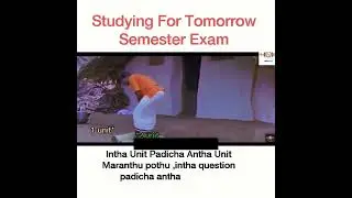 Semester Exams Alaparaigal #semester #trending #troll #memes #memesvideo  #funny  subscribe us pls