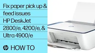 Troubleshoot paper pick up issues on HP DJ 2800/e, 4200/e, and Ultra 4900/e printers | HP Support