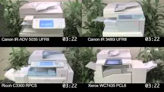 Print Speeds Canon vs. Xerox vs. Ricoh 2010 Industry Analysts Inc.