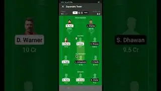 DC vs pbks dream 11 team only for head to head #ipl #punvsdc#cricket